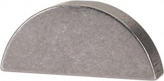 Made in USA - #810 Standard Woodruff Key - 1-1/4" Long x 1/4" Wide, Alloy Steel - Benchmark Tooling