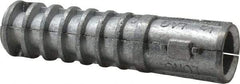 Powers Fasteners - 3/4" Diam, 3/4" Drill, Lag Shield Concrete Anchor - Zamac Alloy, Zinc-Plated Finish, Flat Head - Benchmark Tooling