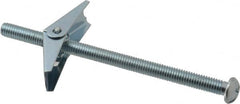 Powers Fasteners - 3/8" Screw, 3/8" Diam, 6" Long, Toggle Bolt Drywall & Hollow Wall Anchor - 7/8" Drill, Zinc Plated, Steel, Grade Zamac 7, Use in Drywall & Wallboard - Benchmark Tooling