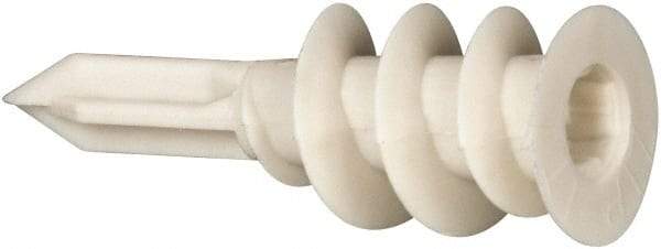 Powers Fasteners - 9/16" Diam, 1-11/16" Long, 3/8 to 1" Thick, Self Drilling Drywall & Hollow Wall Anchor - Nylon, Use in Wallboard - Benchmark Tooling