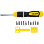 STANLEY® 11 Piece Multi-Bit Ratcheting Screwdriver Set - Benchmark Tooling