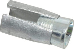 Powers Fasteners - 1/4" Diam, 3/8" Drill, 7/8" OAL, 2-1/2" Min Embedment Drop-In Concrete Anchor - Steel (Cone)/Zamac Alloy (Body), Zinc-Plated Finish - Benchmark Tooling