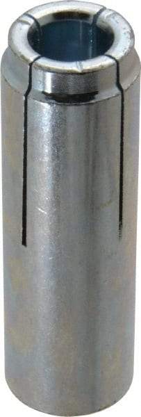 Powers Fasteners - 3/4" Diam, 1" Drill, 1-5/8" Min Embedment Drop-In Concrete Anchor - Grade 5 Steel, Zinc-Plated Finish, 1-3/8" Thread Length - Benchmark Tooling