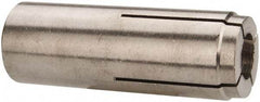 Powers Fasteners - 5/8" Diam, 7/8" Drill, 2-1/4" Min Embedment Drop-In Concrete Anchor - 303 Stainless Steel, 1-3/16" Thread Length - Benchmark Tooling