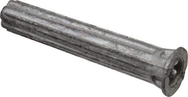 Powers Fasteners - 1/4" Diam, 1/4" Drill, 1-1/2" OAL, 2-3/4" Min Embedment Plug Concrete Anchor - Lead Alloy - Benchmark Tooling