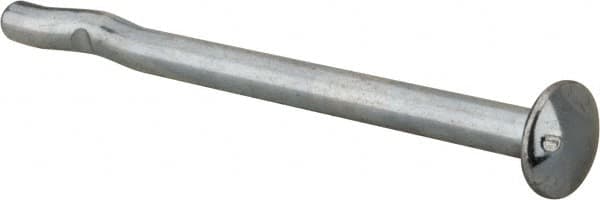 Powers Fasteners - 3/16" Diam, 3/16" Drill, 3" OAL, 1-1/4" Min Embedment Split-Drive Concrete Anchor - Grade 8.2 Steel, Zinc-Plated Finish, Mushroom Head - Benchmark Tooling