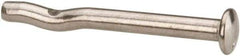 Powers Fasteners - 1/4" Diam, 1/4" Drill, 2-1/2" OAL, Split-Drive Concrete Anchor - 316 Stainless Steel, Mushroom Head - Benchmark Tooling