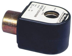 Parker - 24 Volt, 18 Coil Lead Length, Class H, Solenoid Coil - 11.5 Watt, NEMA 4X Enclosure, Use with Parker Skinner Gold Ring Series Valves - Benchmark Tooling