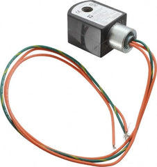 Parker - 120 Volt, 18 Coil Lead Length, Class F, Solenoid Coil - 6.0 Watt, NEMA 4X Enclosure, Use with Parker Skinner Gold Ring Series Valves - Benchmark Tooling