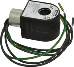 Parker - 24 Volt, 18 Coil Lead Length, Class H, Solenoid Coil - 11.0 Watt, NEMA 4X Enclosure, Use with Parker Skinner Gold Ring Series Valves - Benchmark Tooling