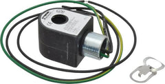 Parker - 24 Volt, 18 Coil Lead Length, Class F, Solenoid Coil - 11.5 Watt, NEMA 4X Enclosure, Use with Parker Skinner Gold Ring Series Valves - Benchmark Tooling