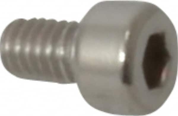 Value Collection - M4x0.70 Metric Coarse Hex Socket Drive, Socket Cap Screw - Grade 18-8 & Austenitic A2 Stainless Steel, Fully Threaded, 6mm Length Under Head - Benchmark Tooling