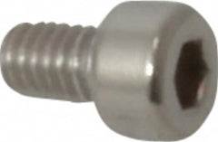 Value Collection - M4x0.70 Metric Coarse Hex Socket Drive, Socket Cap Screw - Grade 18-8 & Austenitic A2 Stainless Steel, Fully Threaded, 6mm Length Under Head - Benchmark Tooling