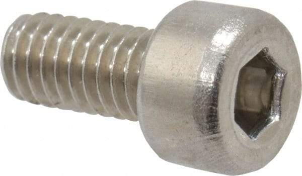 Value Collection - M4x0.70 Metric Coarse Hex Socket Drive, Socket Cap Screw - Grade 18-8 & Austenitic A2 Stainless Steel, Fully Threaded, 8mm Length Under Head - Benchmark Tooling