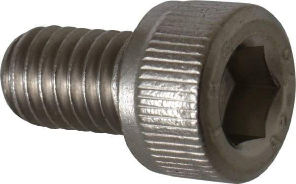 Value Collection - M6x1.00 Metric Coarse Hex Socket Drive, Socket Cap Screw - Grade 18-8 & Austenitic A2 Stainless Steel, Fully Threaded, 10mm Length Under Head - Benchmark Tooling