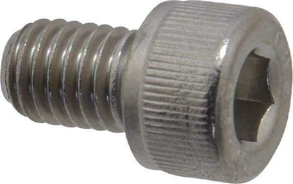 Value Collection - M8x1.25 Metric Coarse Hex Socket Drive, Socket Cap Screw - Grade 18-8 & Austenitic A2 Stainless Steel, Fully Threaded, 12mm Length Under Head - Benchmark Tooling