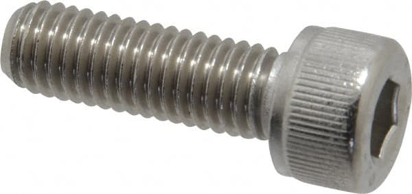 Value Collection - M8x1.25 Metric Coarse Hex Socket Drive, Socket Cap Screw - Grade 18-8 & Austenitic A2 Stainless Steel, Fully Threaded, 25mm Length Under Head - Benchmark Tooling