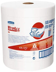 WypAll - X80 Dry Shop Towel/Industrial Wipes - Jumbo Roll, 13-3/8" x 12-1/2" Sheet Size, White - Benchmark Tooling