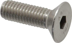Value Collection - M8x1.25 Metric Coarse Hex Socket Drive, 90° Flat Screw - Grade 18-8 Stainless Steel, Fully Threaded, 25mm OAL - Benchmark Tooling