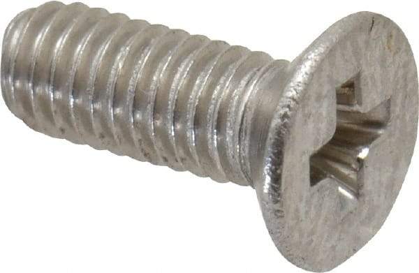 Value Collection - M3x0.50 Metric Coarse, 8mm OAL Phillips Drive Machine Screw - Flat Head, Grade 18-8 Stainless Steel, Uncoated, Without Washer - Benchmark Tooling