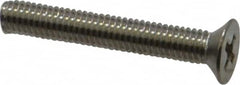 Value Collection - M3x0.50 Metric Coarse, 20mm OAL Phillips Drive Machine Screw - Flat Head, Grade 18-8 Stainless Steel, Uncoated, Without Washer - Benchmark Tooling