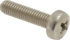Value Collection - M3x0.50 Metric Coarse, 12mm Length Under Head Phillips Drive Machine Screw - Pan Head, Grade 18-8 Stainless Steel, Uncoated, Without Washer - Benchmark Tooling