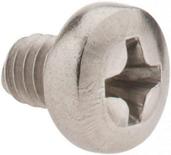 Value Collection - M4x0.70 Metric Coarse, 5mm Length Under Head Phillips Drive Machine Screw - Pan Head, Grade 18-8 Stainless Steel, Uncoated, Without Washer - Benchmark Tooling