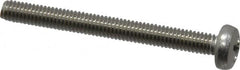 Value Collection - M4x0.70 Metric Coarse, 30mm Length Under Head Phillips Drive Machine Screw - Pan Head, Grade 18-8 Stainless Steel, Uncoated, Without Washer - Benchmark Tooling