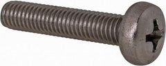 Value Collection - M5x0.80 Metric Coarse, 25mm Length Under Head Phillips Drive Machine Screw - Pan Head, Grade 18-8 Stainless Steel, Uncoated, Without Washer - Benchmark Tooling