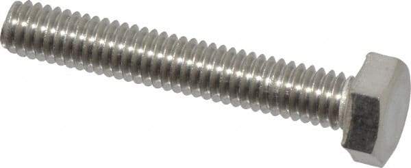 Value Collection - M4x0.70mm Metric Coarse, 25mm Length Under Head Hex Head Cap Screw - Fully Threaded, Grade 18-8 & Austenitic A2 Stainless Steel, 7mm Hex - Benchmark Tooling