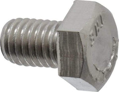 Value Collection - M8x1.25mm Metric Coarse, 12mm Length Under Head Hex Head Cap Screw - Fully Threaded, Grade 18-8 & Austenitic A2 Stainless Steel, 13mm Hex - Benchmark Tooling