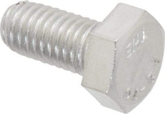 Value Collection - M8x1.25mm Metric Coarse, 16mm Length Under Head Hex Head Cap Screw - Fully Threaded, Grade 18-8 & Austenitic A2 Stainless Steel, 13mm Hex - Benchmark Tooling