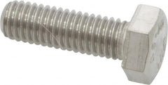 Value Collection - M8x1.25mm Metric Coarse, 25mm Length Under Head Hex Head Cap Screw - Fully Threaded, Grade 18-8 & Austenitic A2 Stainless Steel, 13mm Hex - Benchmark Tooling
