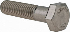 Value Collection - M8x1.25mm Metric Coarse, 35mm Length Under Head Hex Head Cap Screw - Partially Threaded, Grade 18-8 & Austenitic A2 Stainless Steel, 13mm Hex - Benchmark Tooling