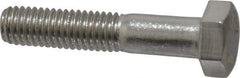 Value Collection - M8x1.25mm Metric Coarse, 40mm Length Under Head Hex Head Cap Screw - Partially Threaded, Grade 18-8 & Austenitic A2 Stainless Steel, 13mm Hex - Benchmark Tooling