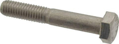 Value Collection - M8x1.25mm Metric Coarse, 50mm Length Under Head Hex Head Cap Screw - Partially Threaded, Grade 18-8 & Austenitic A2 Stainless Steel, 13mm Hex - Benchmark Tooling