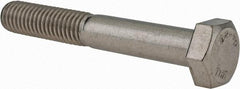 Value Collection - M8x1.25mm Metric Coarse, 55mm Length Under Head Hex Head Cap Screw - Partially Threaded, Grade 18-8 & Austenitic A2 Stainless Steel, 13mm Hex - Benchmark Tooling