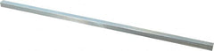 Made in USA - 12" Long x 5/16" High x 5/16" Wide, Zinc-Plated Undersized Key Stock - C1018 Steel - Benchmark Tooling