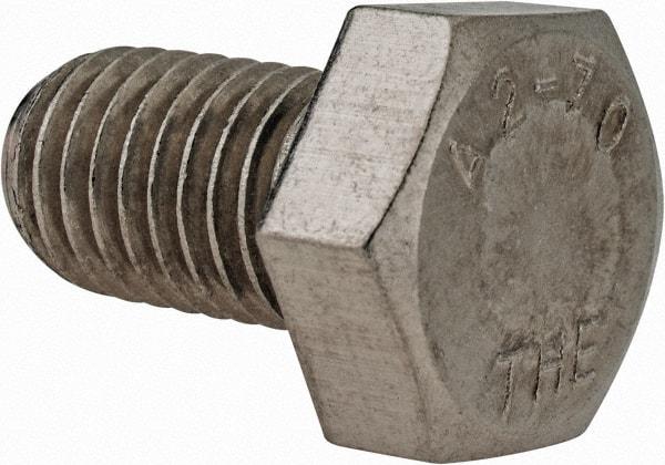 Value Collection - M12x1.75mm Metric Coarse, 20mm Length Under Head Hex Head Cap Screw - Fully Threaded, Grade 18-8 & Austenitic A2 Stainless Steel, 19mm Hex - Benchmark Tooling