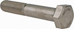 Value Collection - M12x1.75mm Metric Coarse, 70mm Length Under Head Hex Head Cap Screw - Partially Threaded, Grade 18-8 & Austenitic A2 Stainless Steel, 19mm Hex - Benchmark Tooling