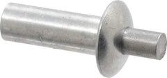 Made in USA - Universal Head Aluminum Alloy Drive Blind Rivet - Aluminum Alloy Mandrel, 0.328" to 3/8" Grip, 3/8" Head Diam, 0.191" to 0.219" Hole Diam, 0.531" Length Under Head, 3/16" Body Diam - Benchmark Tooling