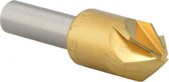 M.A. Ford - 5/8" Head Diam, 3/8" Shank Diam, 6 Flute 82° High Speed Steel Countersink - Benchmark Tooling