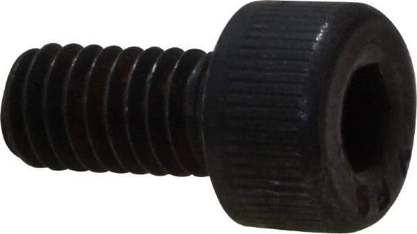 Value Collection - M4x0.70 Metric Coarse Hex Socket Drive, Socket Cap Screw - Grade 12.9 Alloy Steel, Black Oxide Finish, Fully Threaded, 8mm Length Under Head - Benchmark Tooling