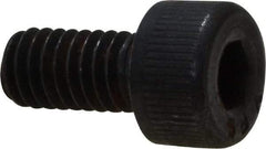 Value Collection - M4x0.70 Metric Coarse Hex Socket Drive, Socket Cap Screw - Grade 12.9 Alloy Steel, Black Oxide Finish, Fully Threaded, 8mm Length Under Head - Benchmark Tooling