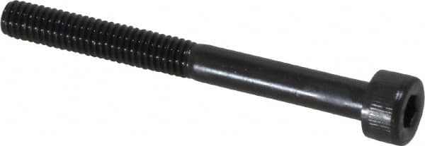 Value Collection - M4x0.70 Metric Coarse Hex Socket Drive, Socket Cap Screw - Grade 12.9 Alloy Steel, Black Oxide Finish, Partially Threaded, 40mm Length Under Head - Benchmark Tooling