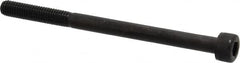 Value Collection - M5x0.80 Metric Coarse Hex Socket Drive, Socket Cap Screw - Grade 12.9 Alloy Steel, Black Oxide Finish, Partially Threaded, 70mm Length Under Head - Benchmark Tooling