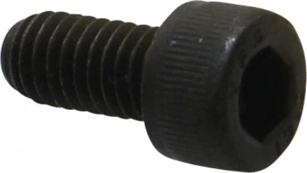 Value Collection - M6x1.00 Metric Coarse Hex Socket Drive, Socket Cap Screw - Grade 12.9 Alloy Steel, Black Oxide Finish, Fully Threaded, 12mm Length Under Head - Benchmark Tooling