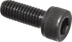 Value Collection - M6x1.00 Metric Coarse Hex Socket Drive, Socket Cap Screw - Grade 12.9 Alloy Steel, Black Oxide Finish, Fully Threaded, 16mm Length Under Head - Benchmark Tooling
