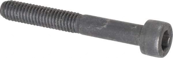 Value Collection - M6x1.00 Metric Coarse Hex Socket Drive, Socket Cap Screw - Grade 12.9 Alloy Steel, Black Oxide Finish, Partially Threaded, 45mm Length Under Head - Benchmark Tooling