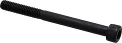 Value Collection - M6x1.00 Metric Coarse Hex Socket Drive, Socket Cap Screw - Grade 12.9 Alloy Steel, Black Oxide Finish, Partially Threaded, 65mm Length Under Head - Benchmark Tooling
